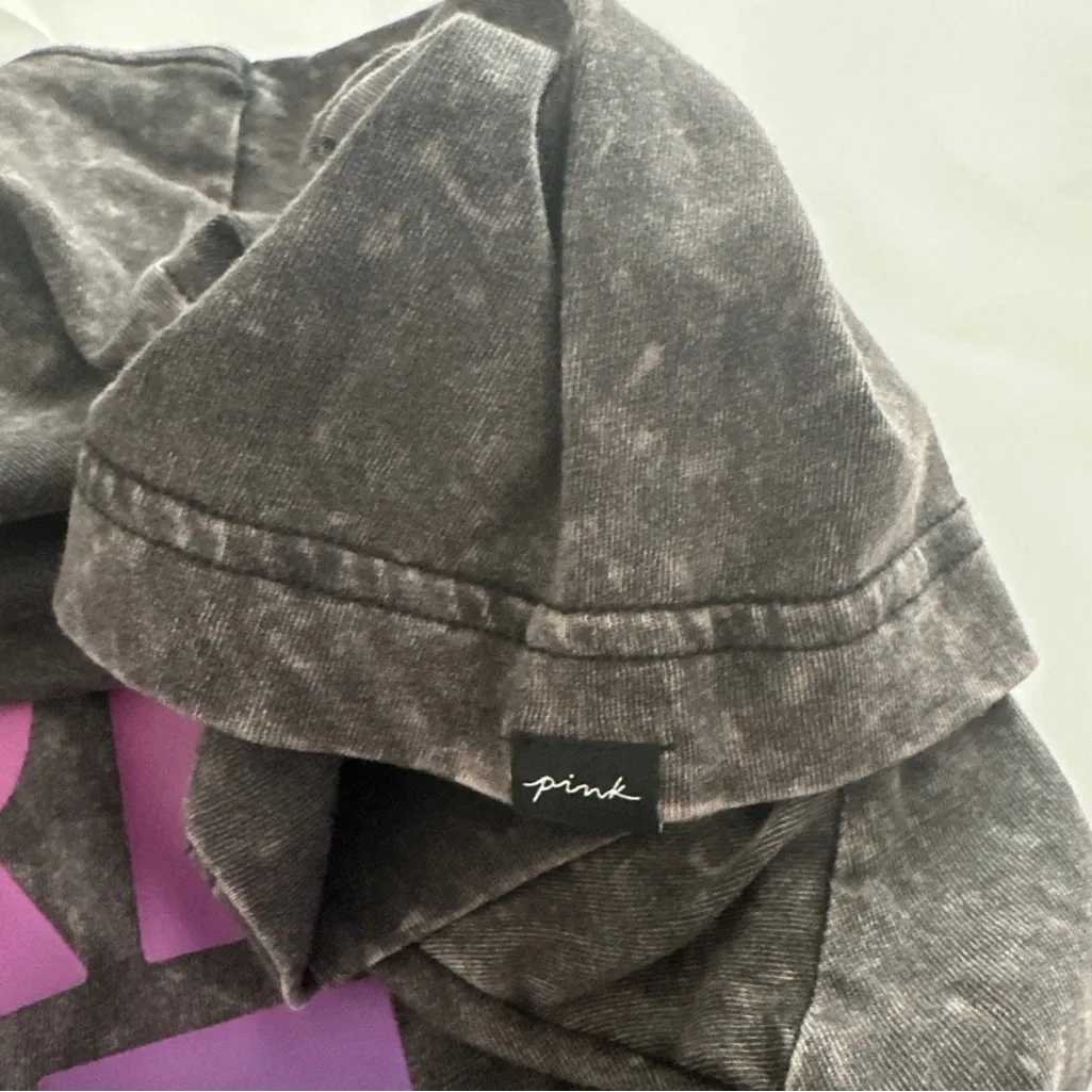 PINK Victoria's Secret Chacoal Tee - Image 11
