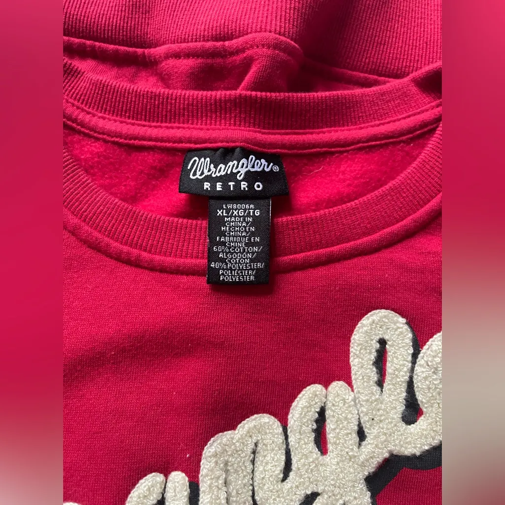 Wrangler Retro Red Crewneck - Image 3