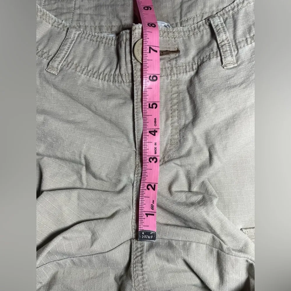 The North Face A5 Series Cotton Cargo Climbing Hiking Shorts - Size 4 Long Stone - Image 7