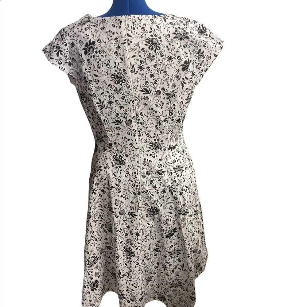 DRESSYSTAR, Black & White Floral Dress, Sz 3XL/Asian Sizing, USA Sizing XL - Image 3
