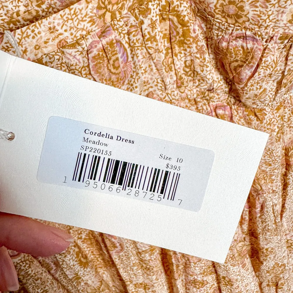 Ulla Johnson Cordelia Dress 10 NWT Meadow Rue Floral Midi Maxi - Image 6