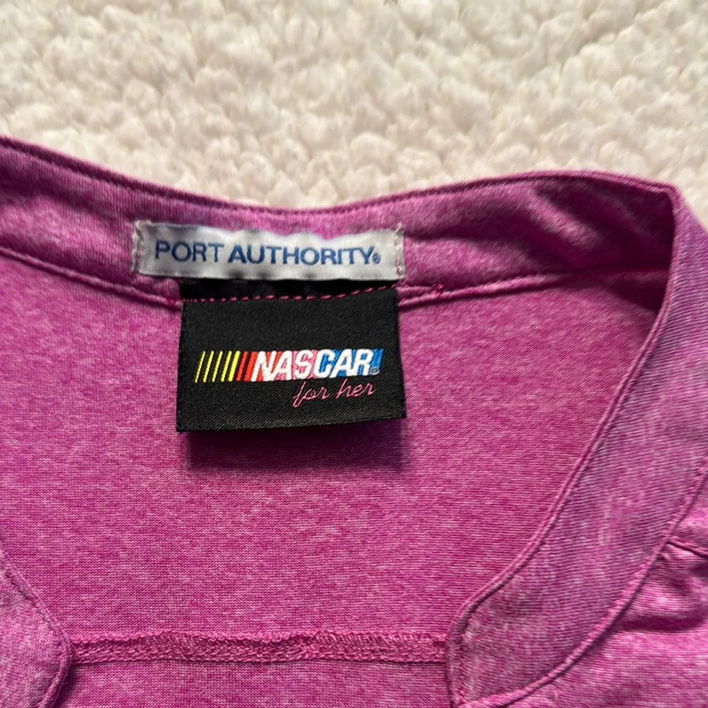 Port Authority Pink NASCAR Women's Tee - Image 2