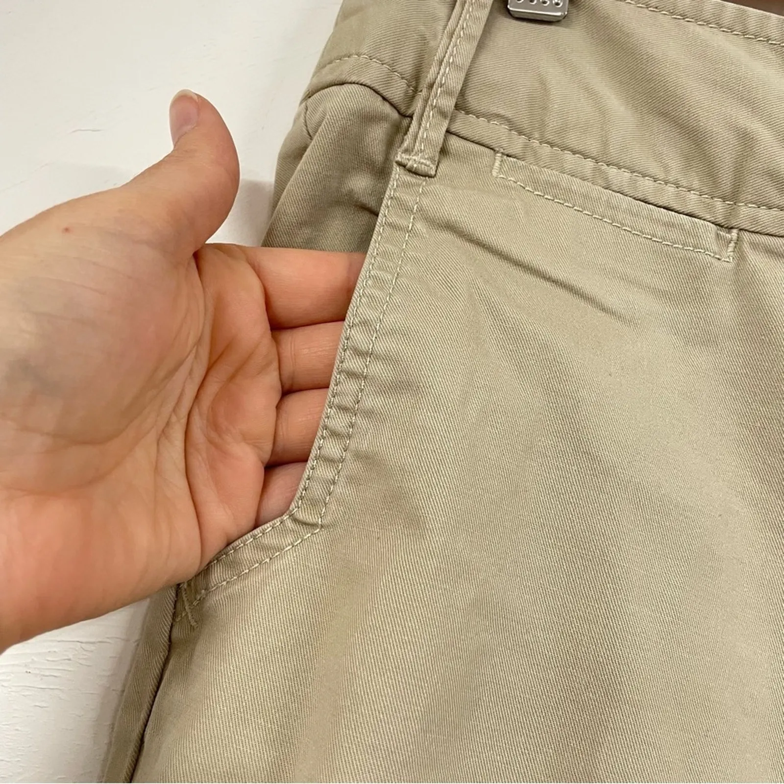 Eddie Bauer Khaki Tan Women Hiking Shorts 6 Blakely Fit Outdoor Camping Gorpcore - Image 9