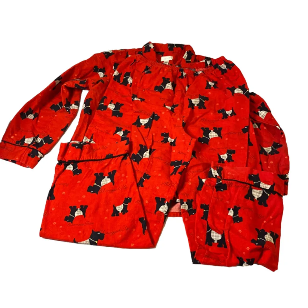 Classic Elements Red Black Women's Pajamas M (10-12) - Image 6