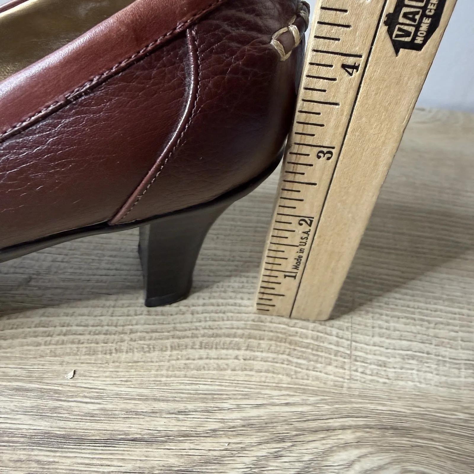 Naturalizer Warson Brown Pumps Moc Toe Loafer Comfort Career Professional 8W - Image 10