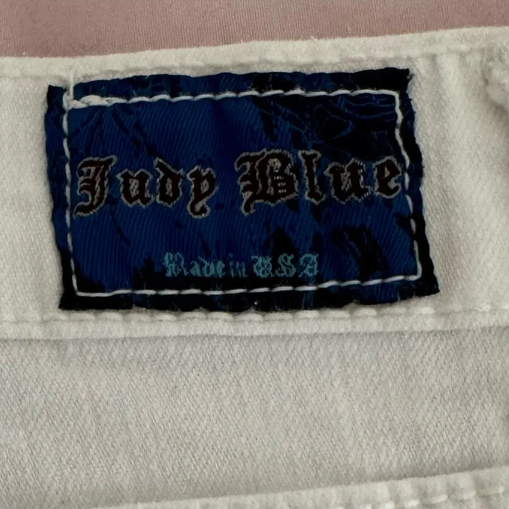 NWT Judy Blue white skinny 5 pocket jeans, size 1XL style 80119 cottage preppy - Image 8