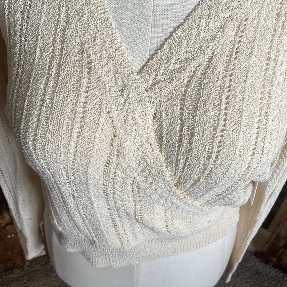 ASTR the label top woman’s cream long sleeve shirt tunic NWT sz medium - Image 50