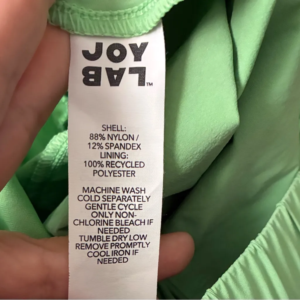 JoyLab Women's Vibrant Green Athletic Shorts M - Image 10