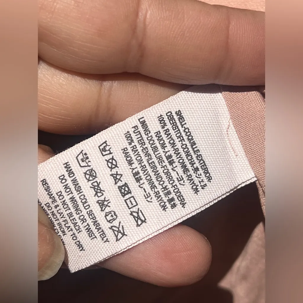 Free People Modern Femme Vegan Leather Mini Skirt in a dusty rose color - Image 8