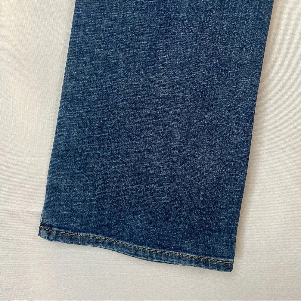 Calvin Klein Medium Wash Flare Leg Denim Jeans 10 - Image 4