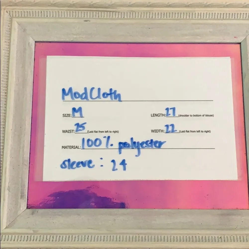 ModCloth NWOT floral wrap around blouse - Image 6