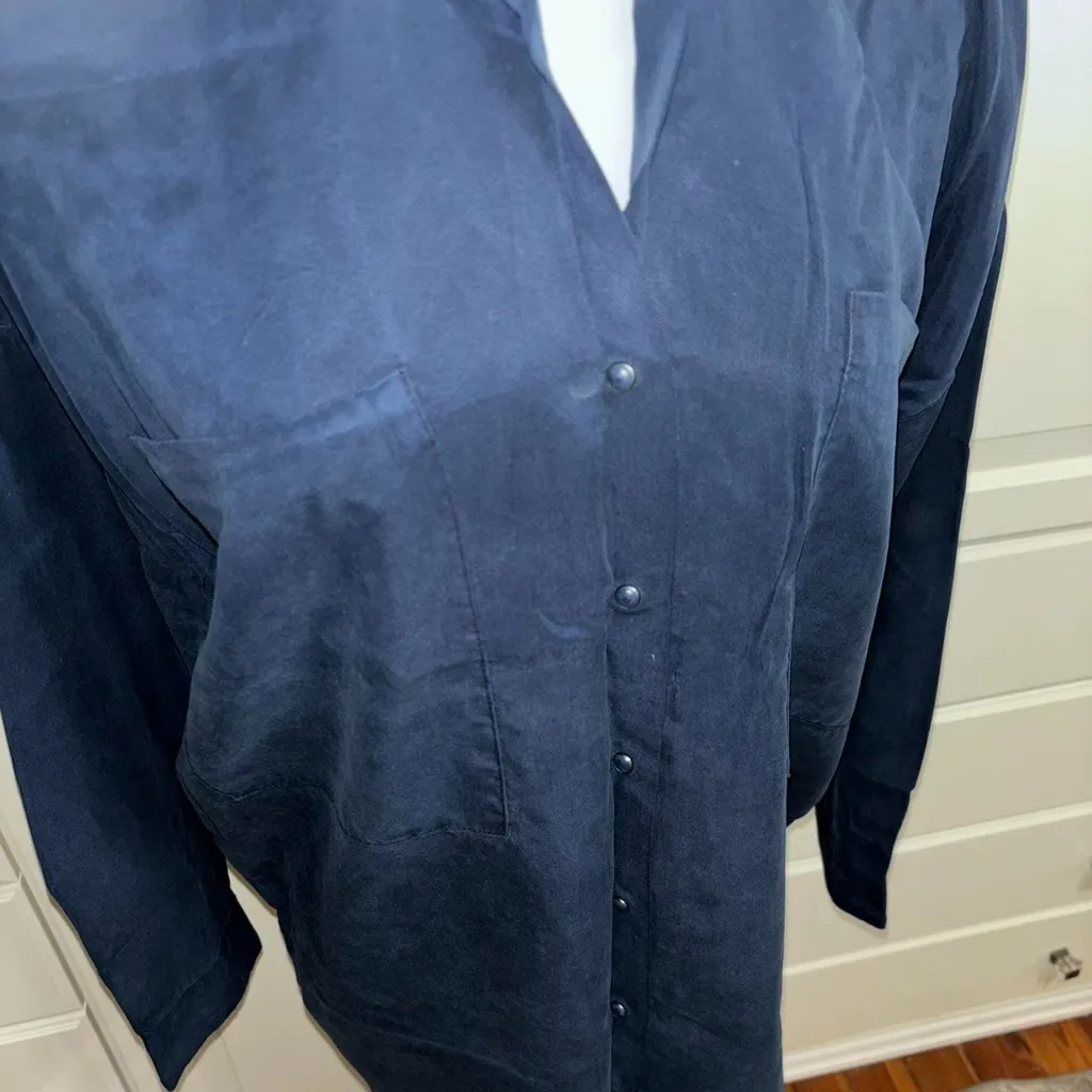 Zara trafuluc sateen button down - Image 2