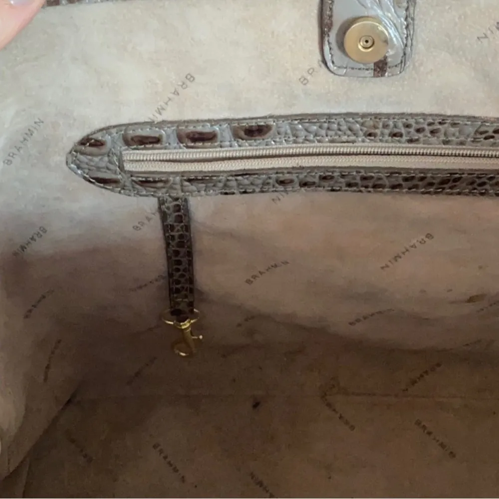 Crocodile large tote bag - Image 6