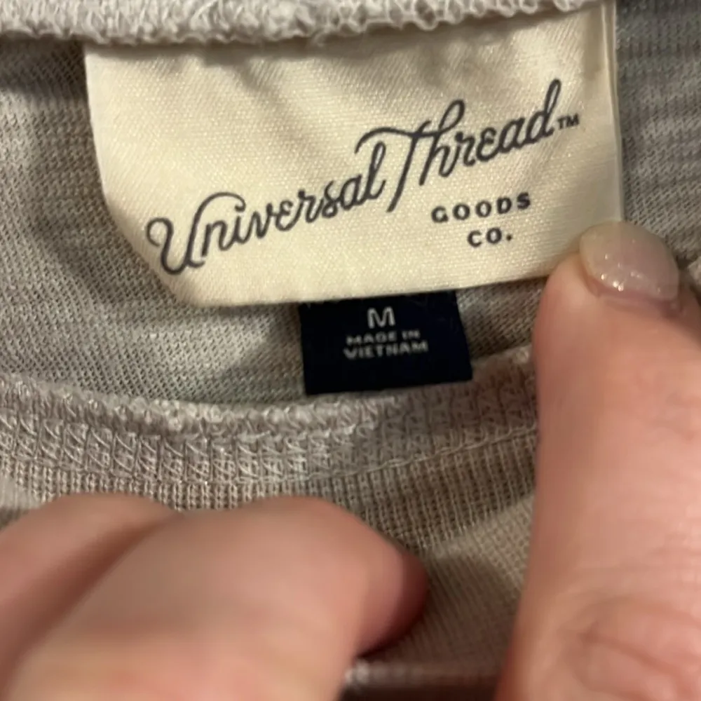 Universal Thread Mock Neck‎ Light Gray T Shirt Dress Medium - Image 8