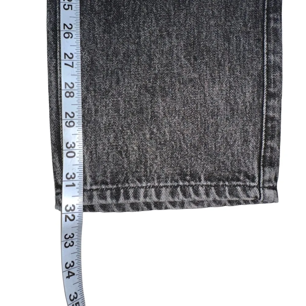 NWT GANNI Washed Denim High Waisted Black Jeans in Phantom 30 - Image 9