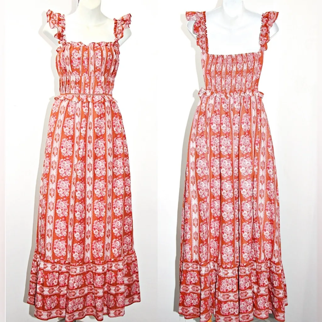 House of Harlow 1960 Helena Maxi Dress Size Small Red - Image 3