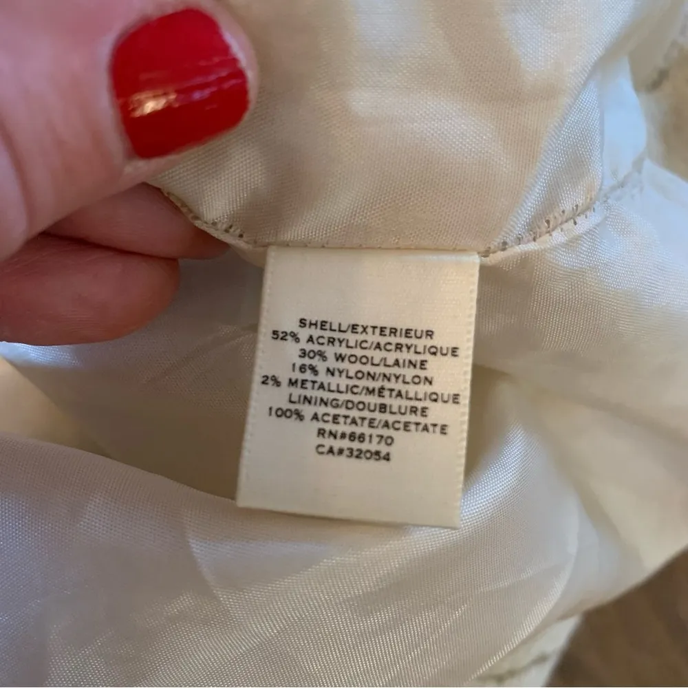 ANTHROPOLOGIE MOULINETTE SOEURS Gold Ivory Floral Dress Size 4 S Small - Image 9