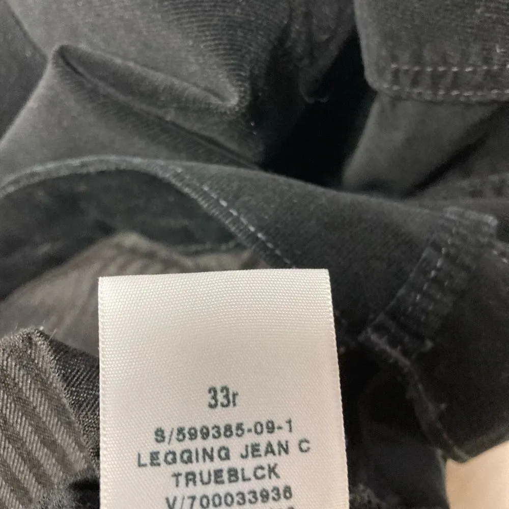 GAP 1969 women’s legging jeans, 33R, black‎ - Image 12