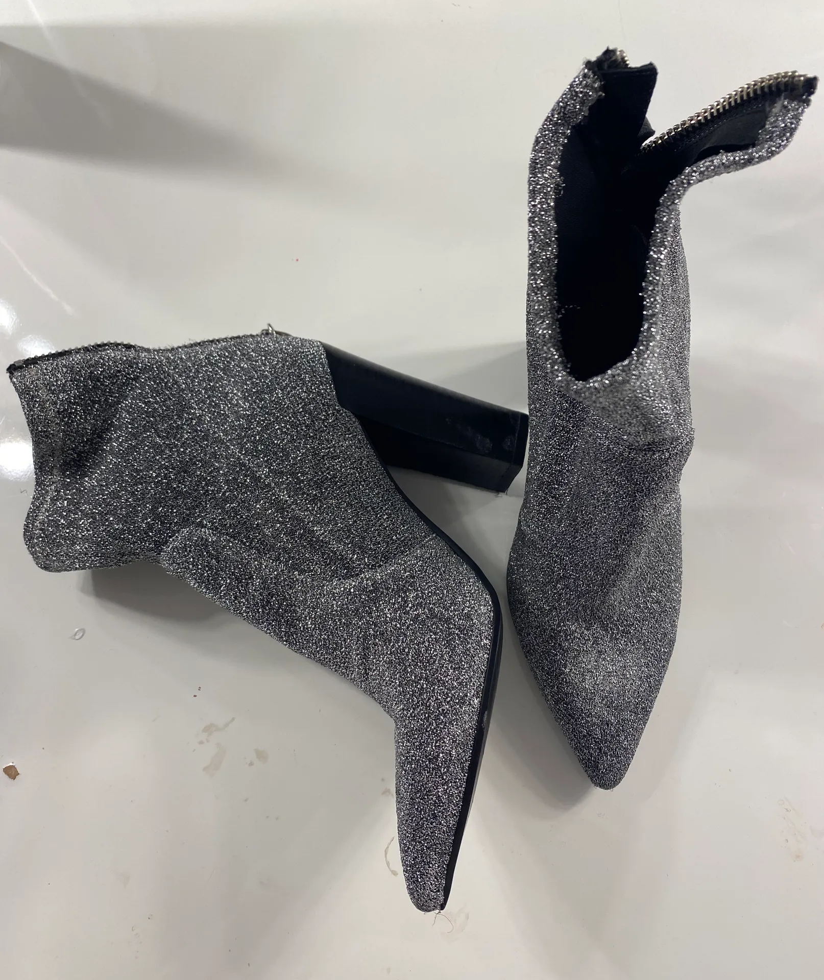 booties Silver Size 7.5 - Image 5