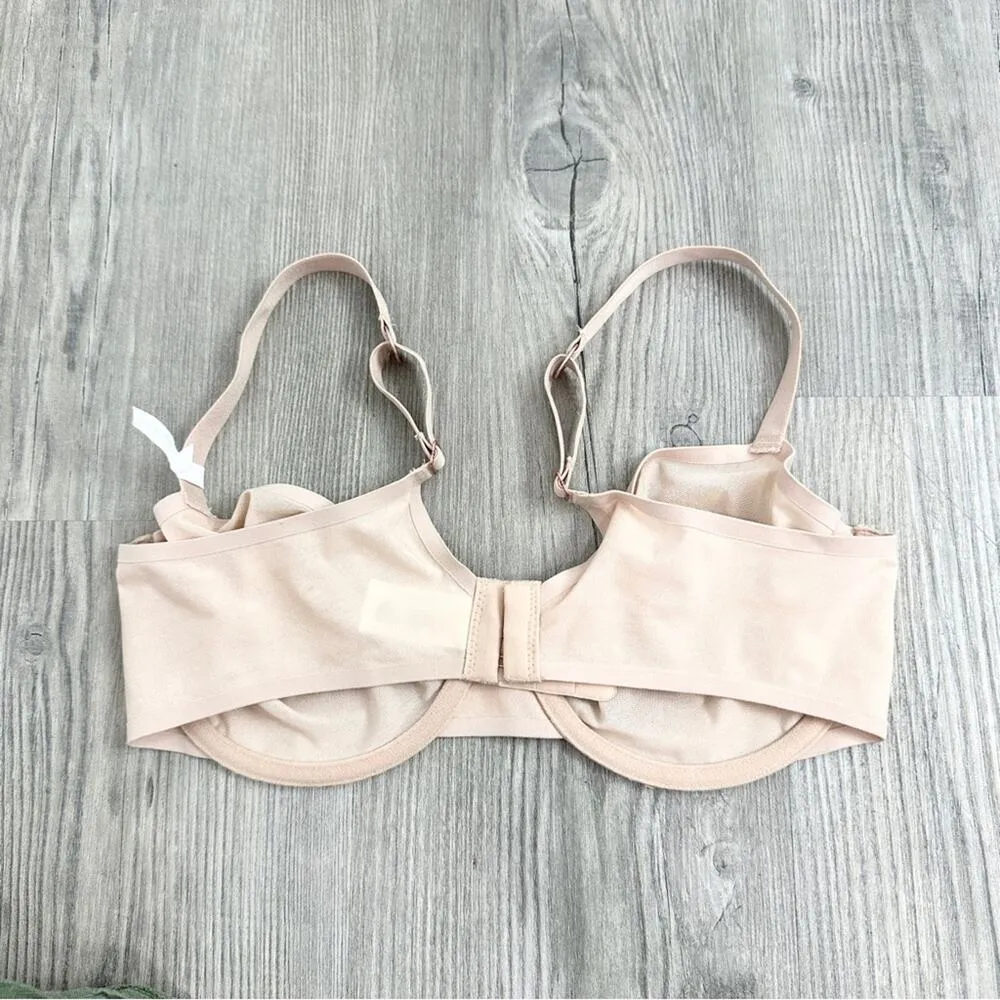 Aerie Smoothez Mesh Balconette Unlined Tan Bra NWT 32B / 34B - Image 4