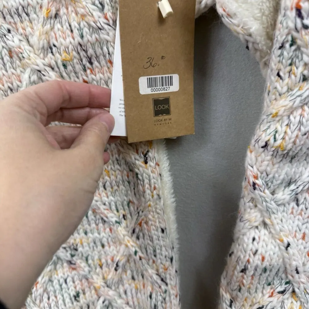 Look By M Chunky Cable Knit Infinity Scarf Womens One Size Multi Color - Image 4