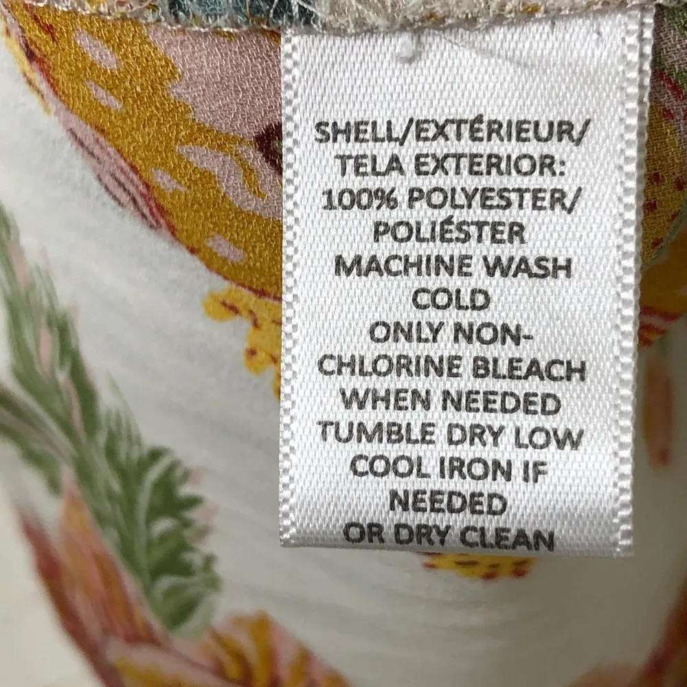 LOFT Floral long sleeve blouse - Image 2