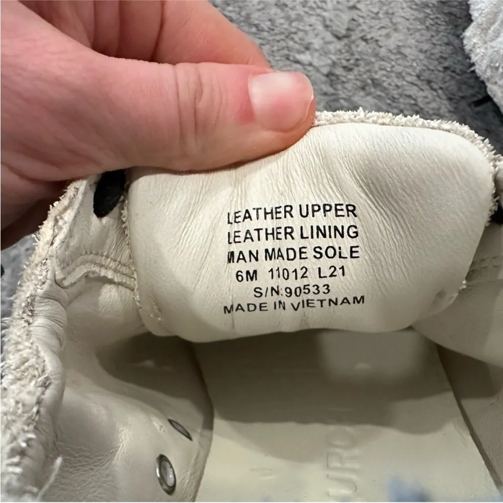 Tory Burch Brushed Suede Sneakers in White US 6 - Image 8