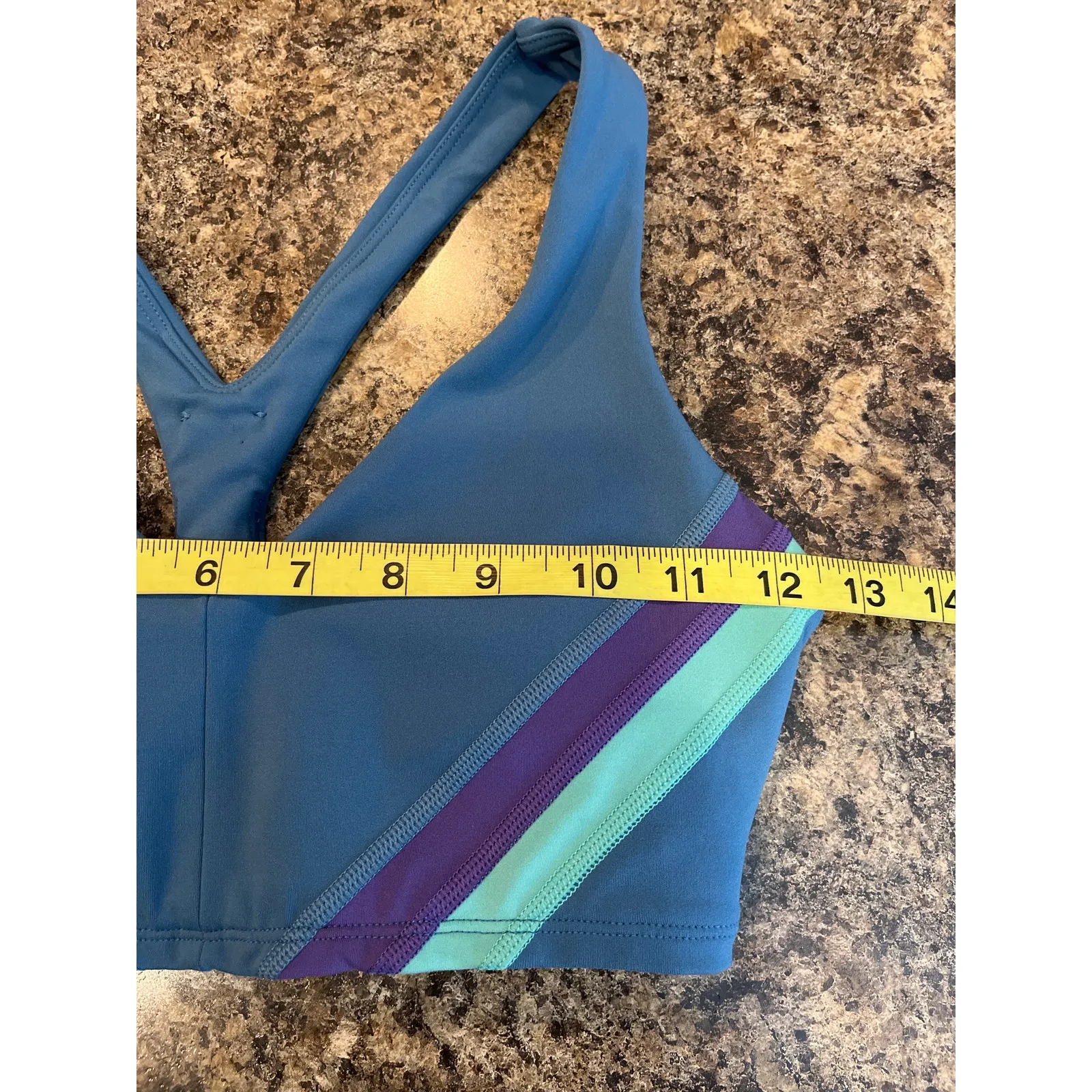 L Space Active Wyatt Tank Small‎ Blue Purple Racerback - Image 8