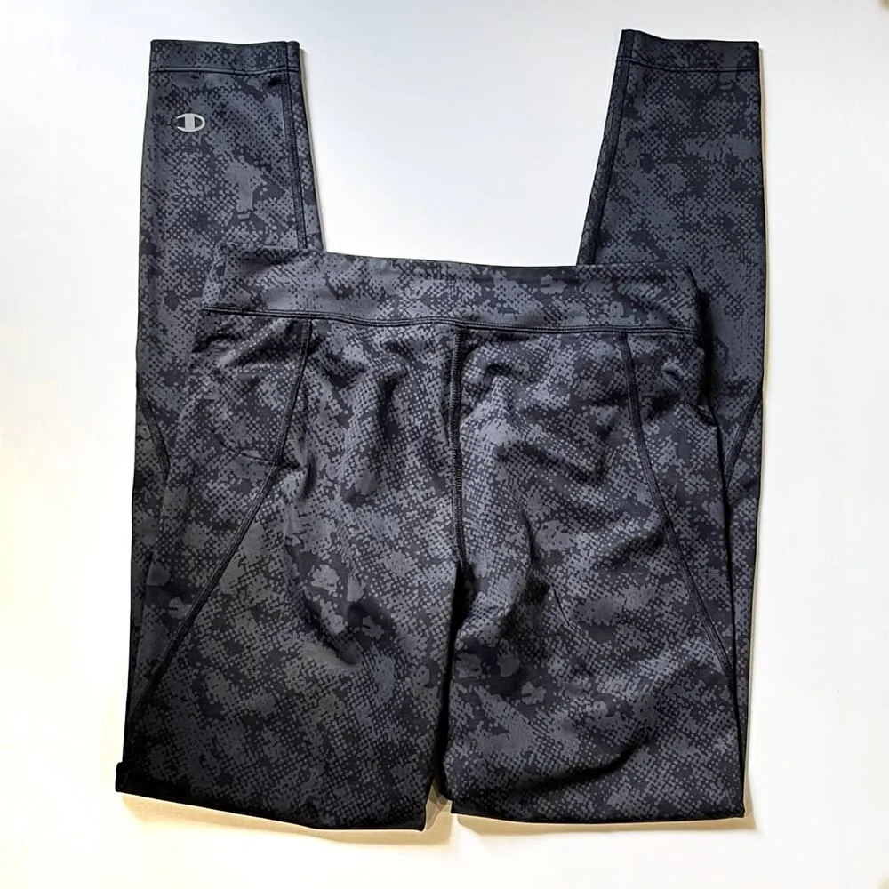 Champion S Double Dry Absolute Workout Fitted Performance Legging Tight Gray - Image 3