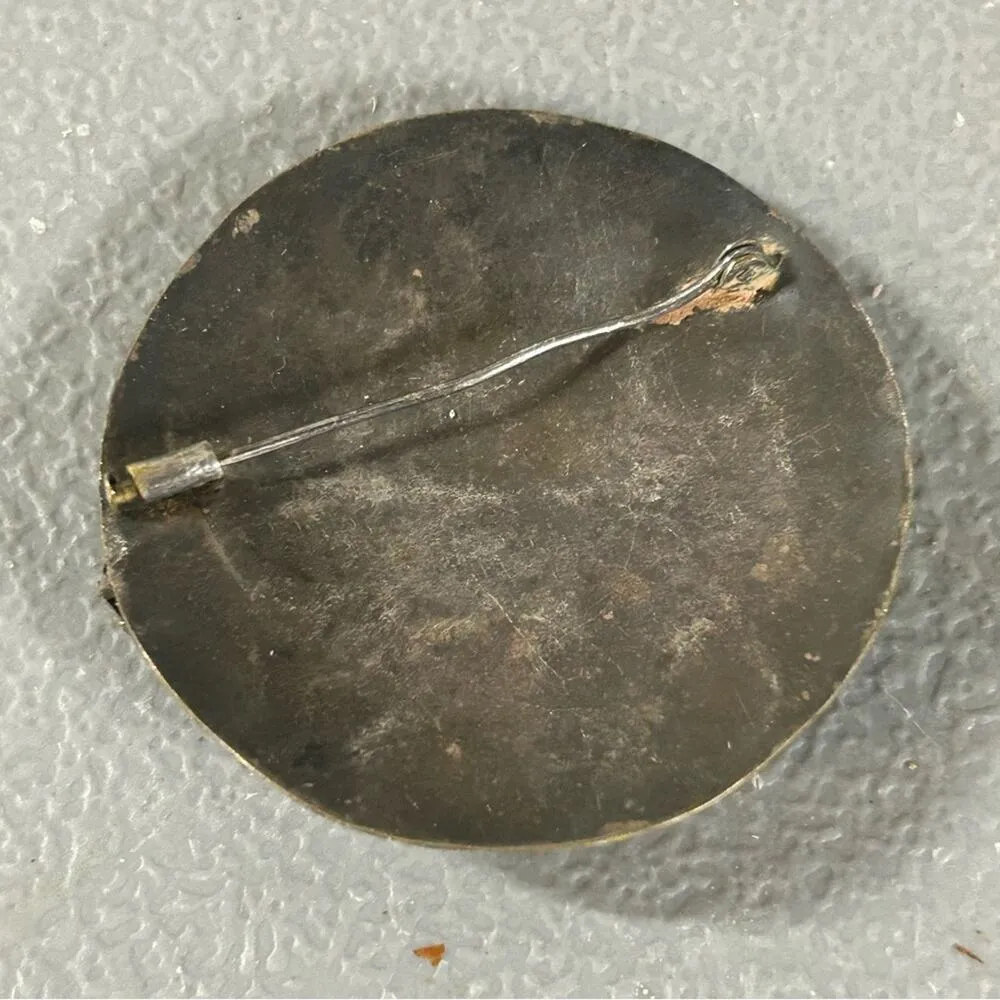 Vintage Birds Pin Brooch Love Doves Tree 3D Jewelry - Image 2