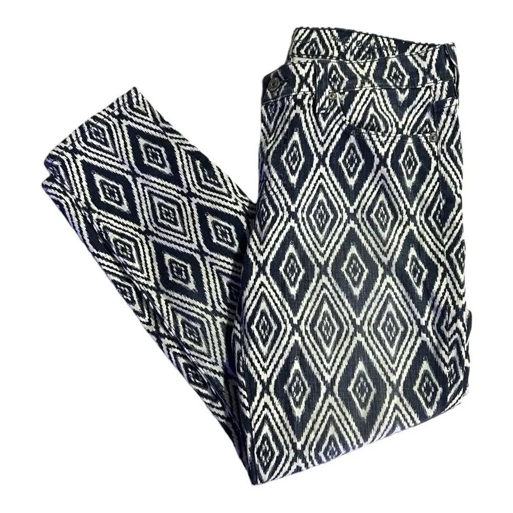  7 for Mankind Womens diamond Print jeans size 30 - Image 2