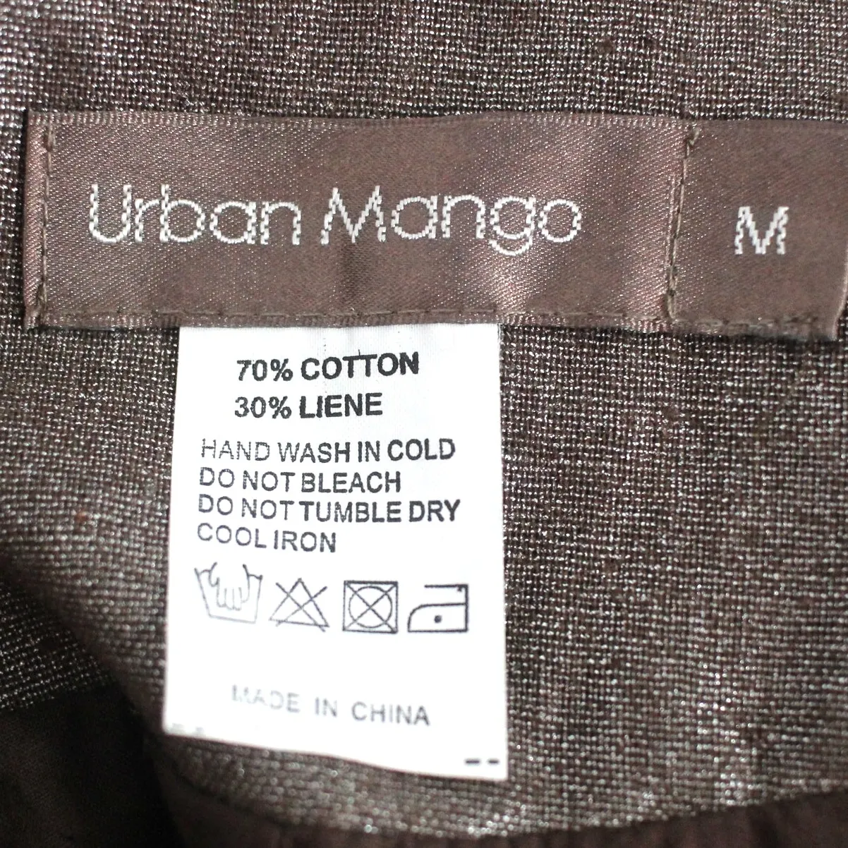 Urban Mango Brown Shimmer Jacket Size M NWT Lace Size M - Image 6
