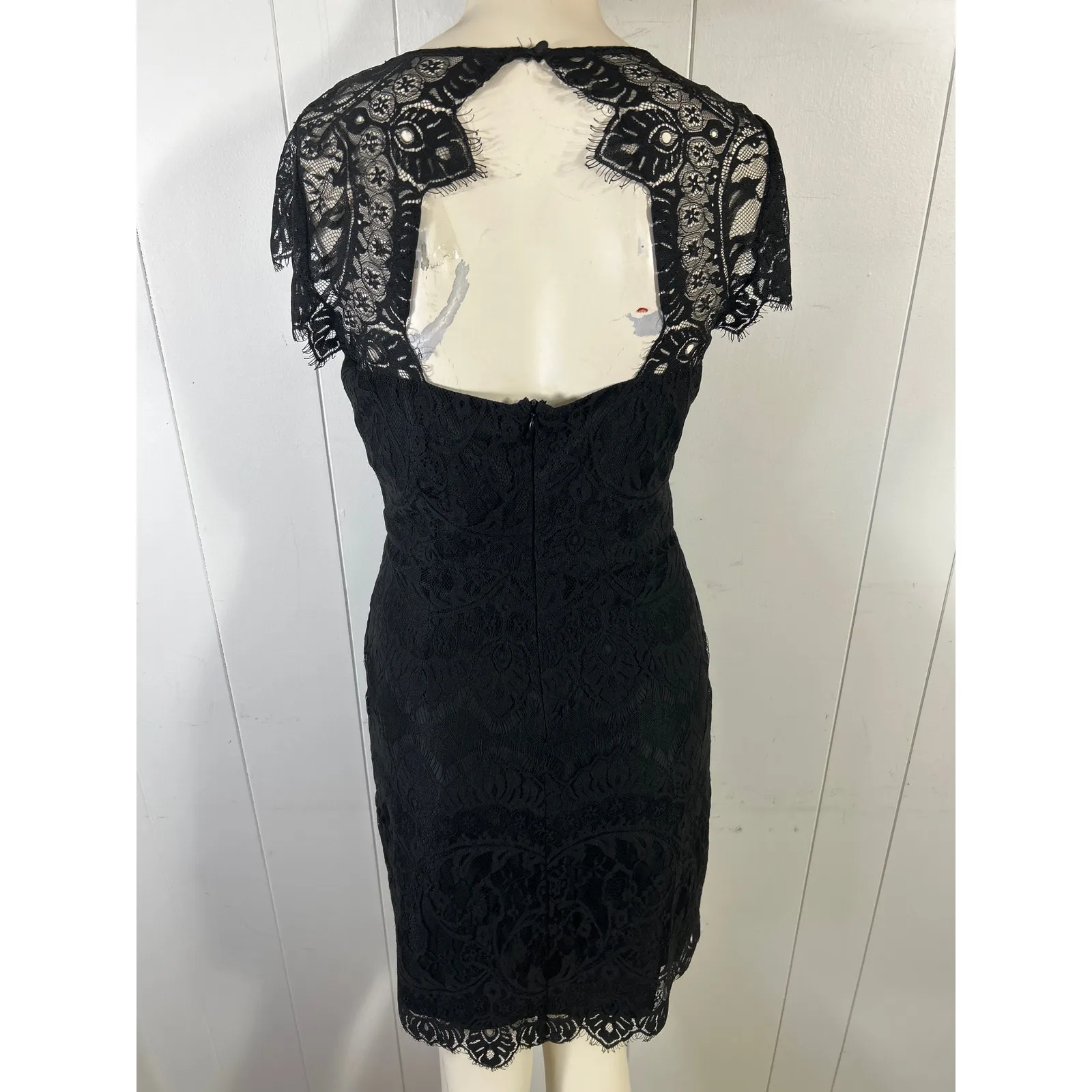 BB Dakota By Steve Madden Jayce Lace Sheath Cocktail Dress In Black. Size 6 NWOT - Image 3