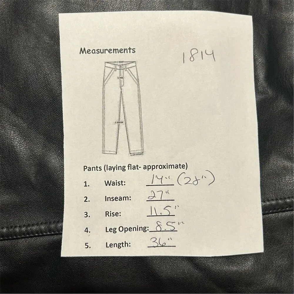 Joie Women's Wide-Leg Faux Leather Pants Black Size L Casual - Image 15