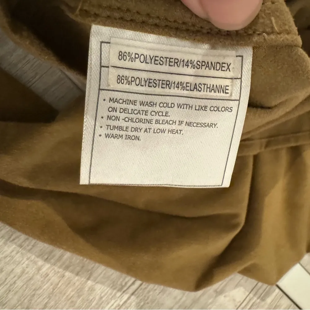 Ariat Shasta Faux Suede Western Fringe Snap Button Shirt Fitted Country Medium - Image 9