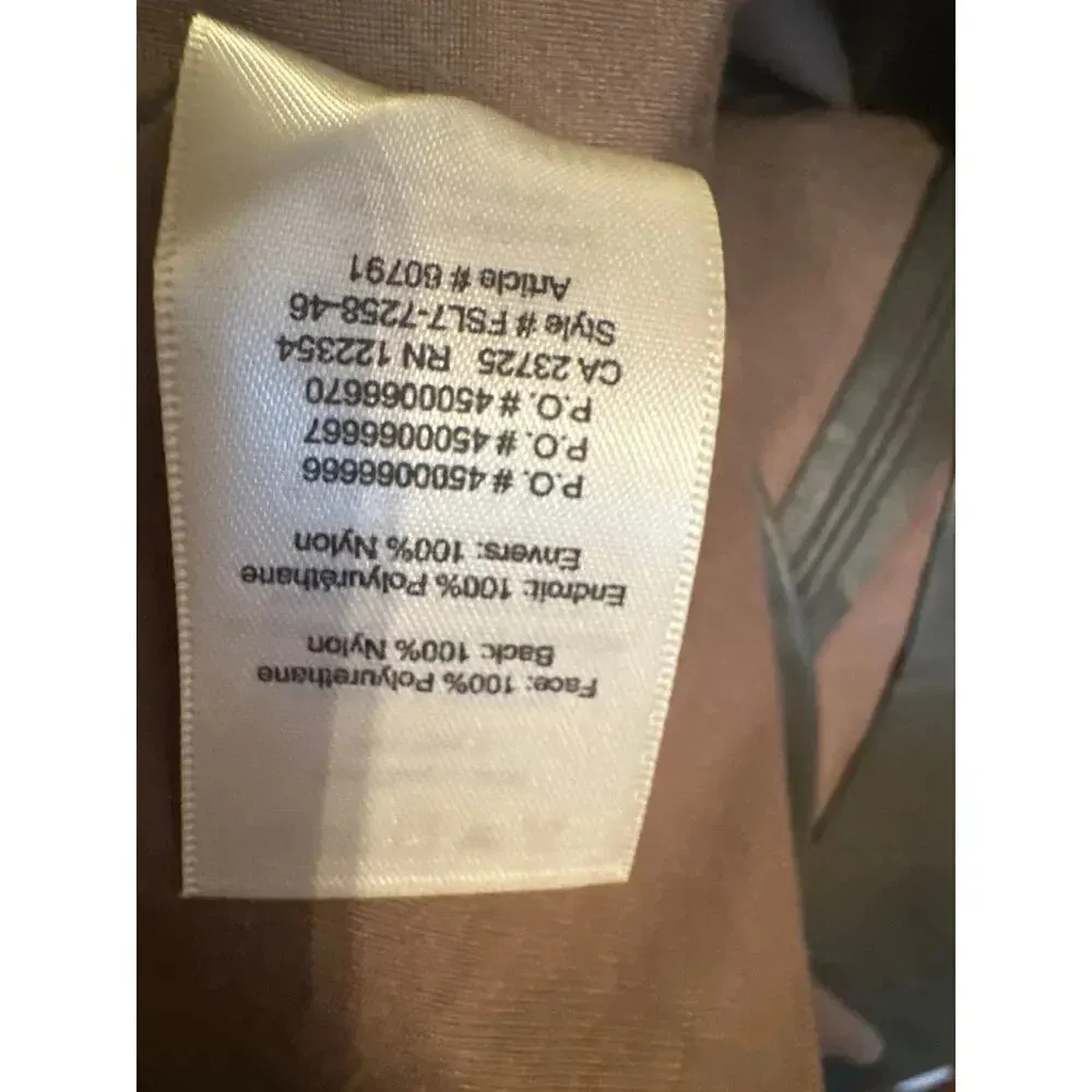 Aritzia Wilfred Free Faux Leather Wrap Mini Skirt M Olive Green Edgy Fall Style - Image 8