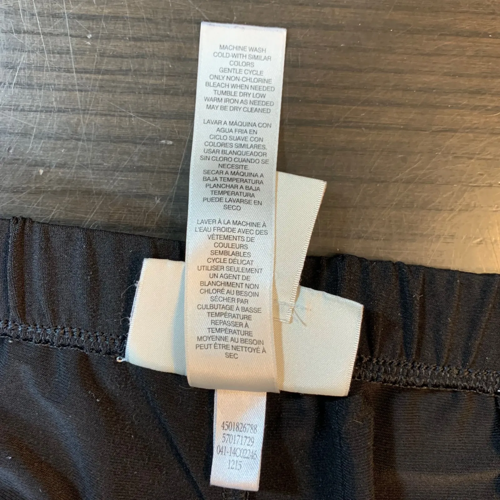 Chico's‎ 1 Women Medium Black Wide Leg Pull On Lounge Pants Basic Office Church - Image 5