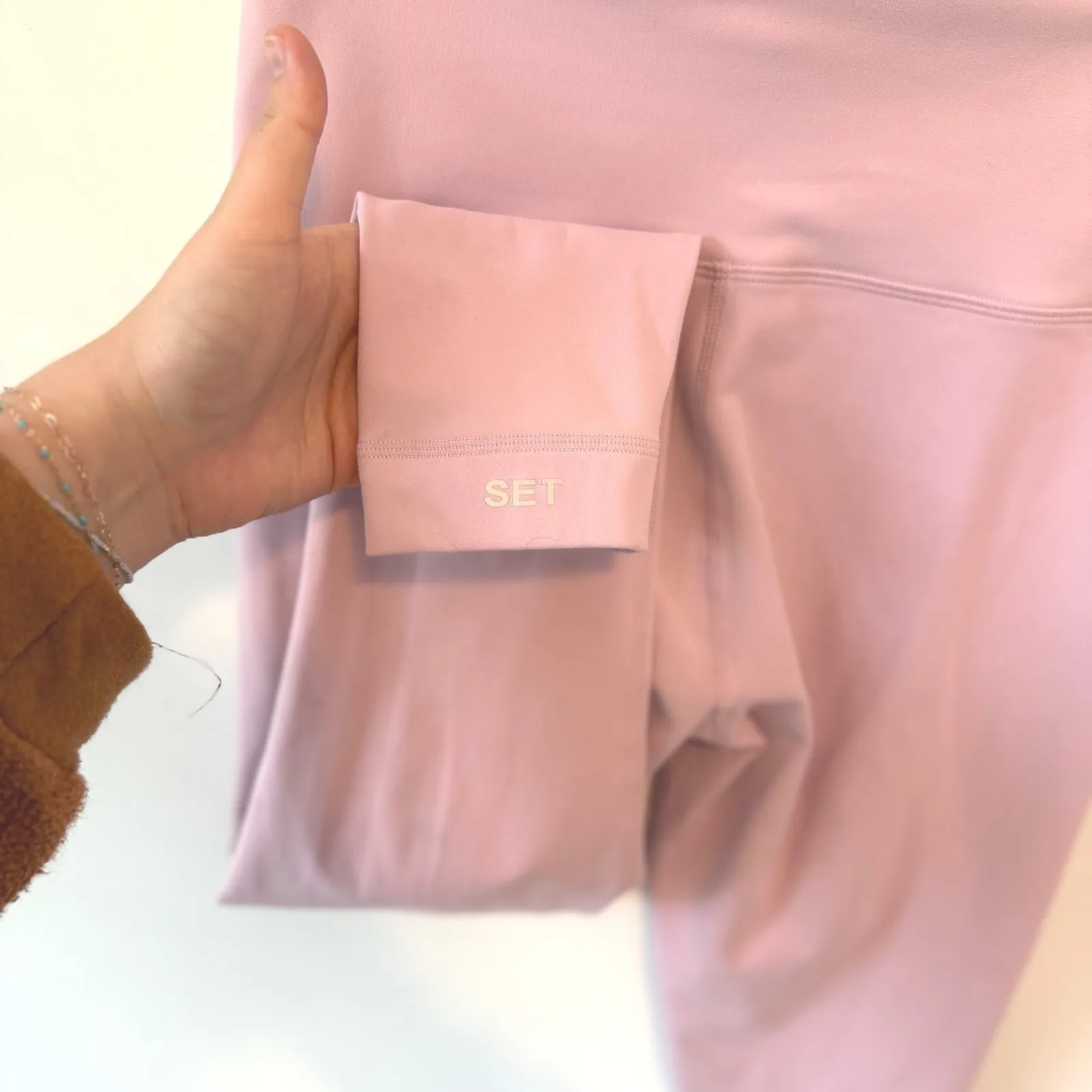 Set Active Women's Luxform High Rise Leggings Size Medium Cowgirl Color - Image 7