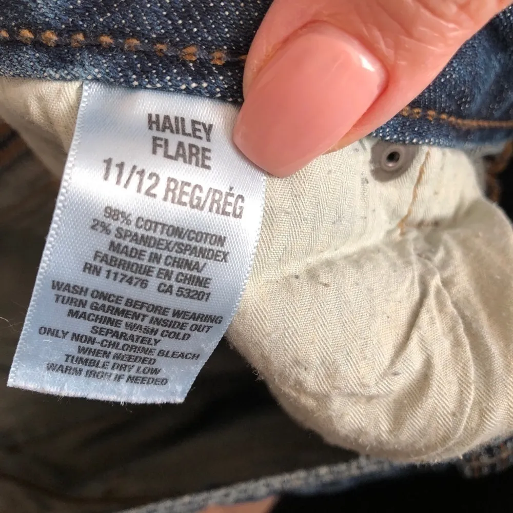 Aeropostale Haley Flare‎ Denim Jeans Blue Size undefined - Image 3