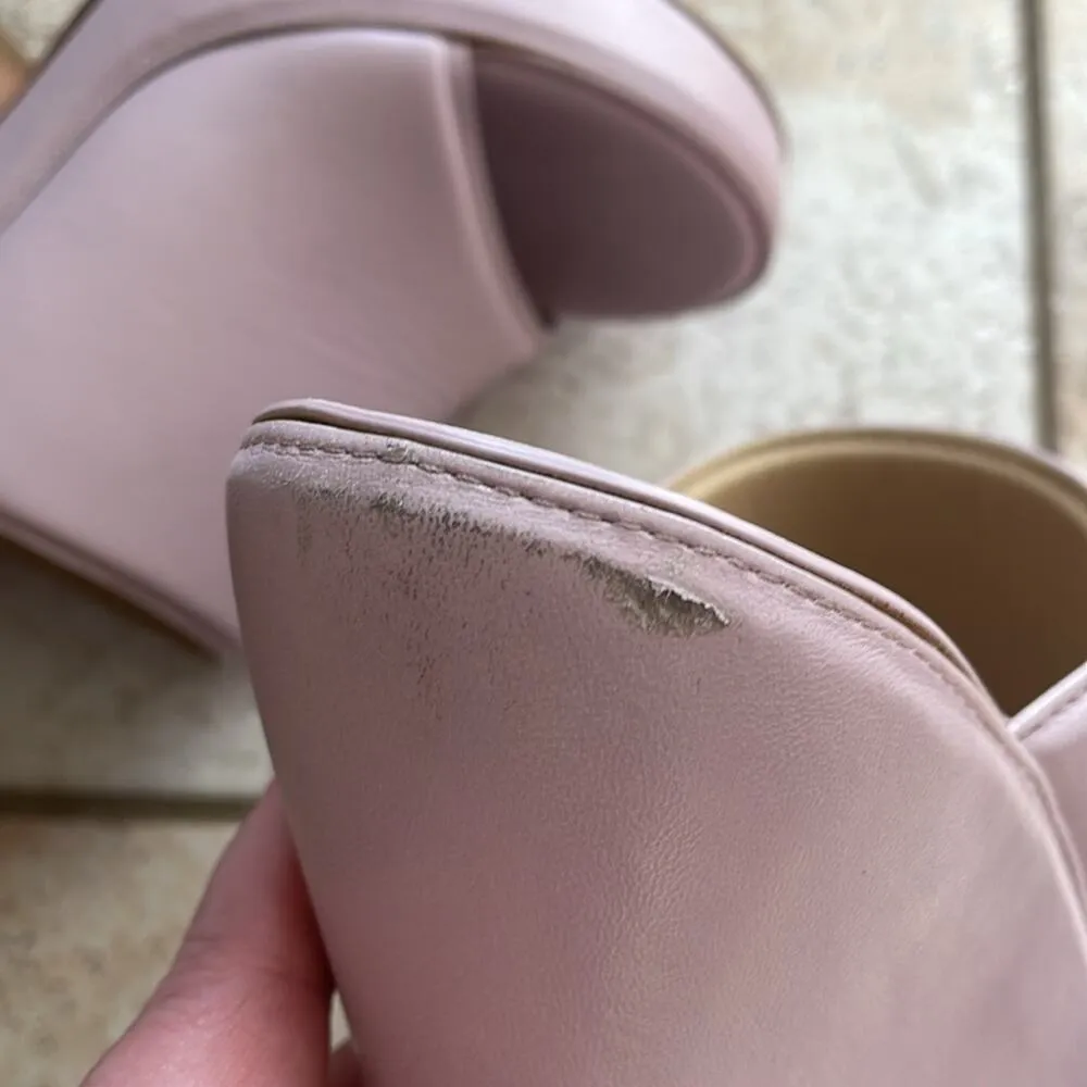 BOTTEGA VENETA Leather Platform Lilac Sandals - Image 7