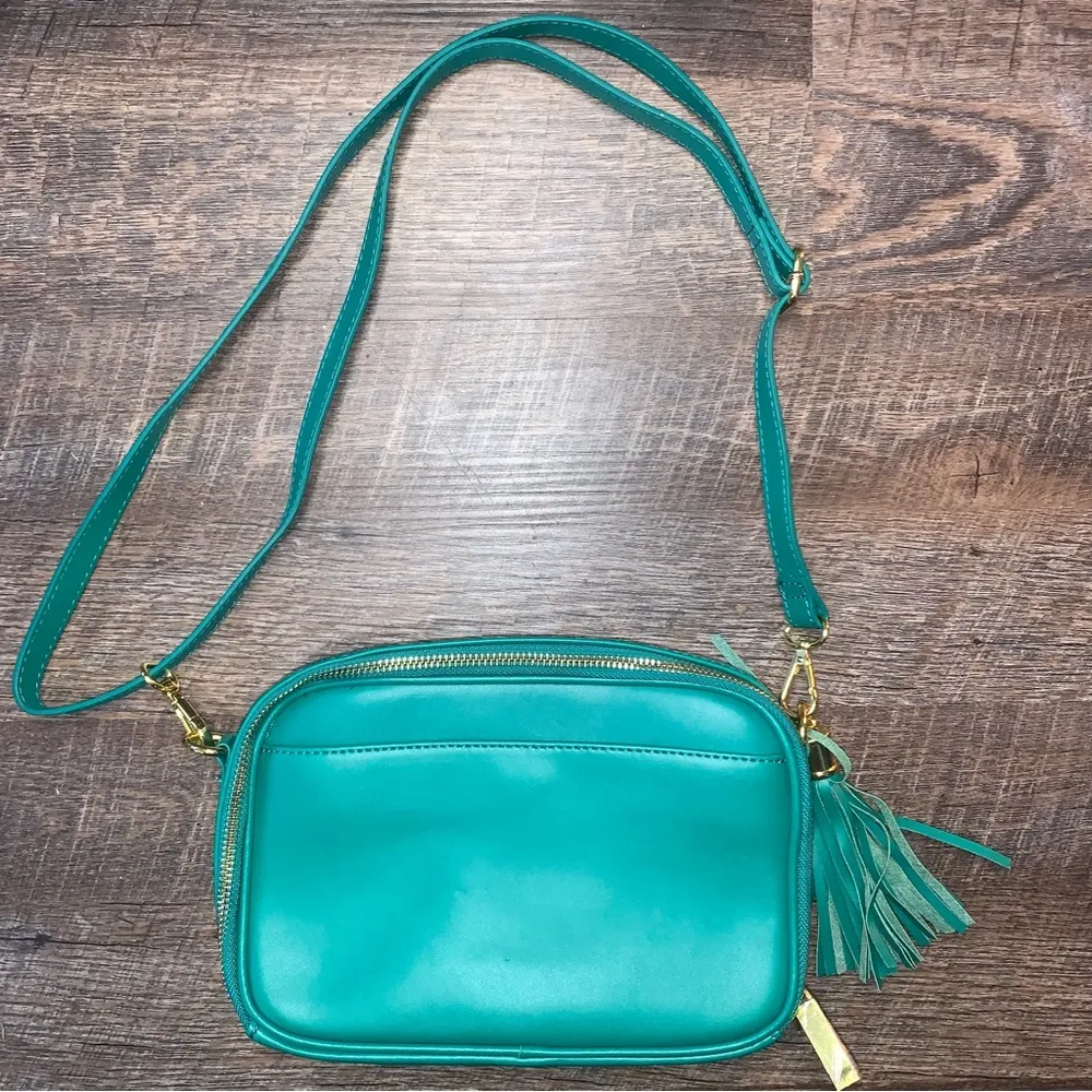 Joy & Iman Green and Gold Purse - Image 2