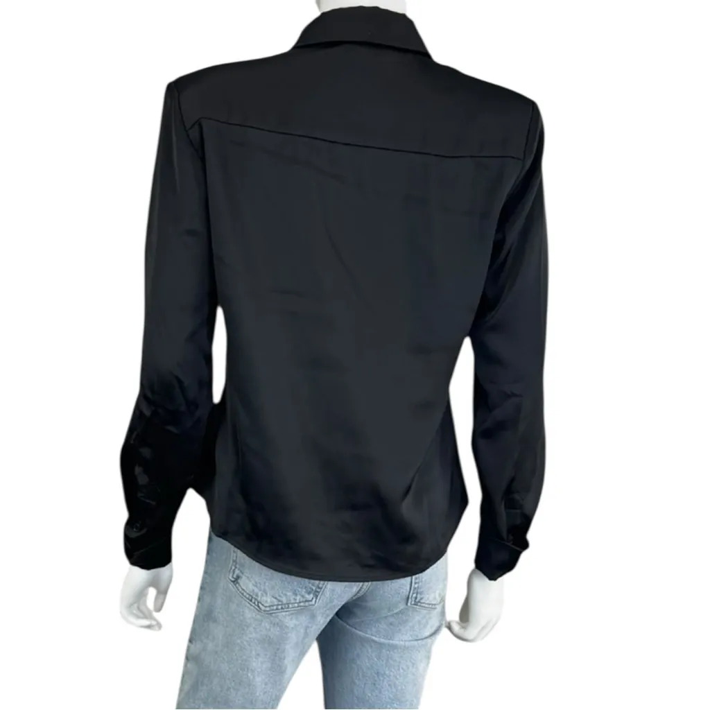 STEVE MADDEN NWT Black Asa Satin Button - Image 3