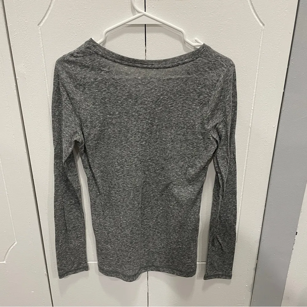 SO Heathered Grey Long Sleeve Shirt - Image 2