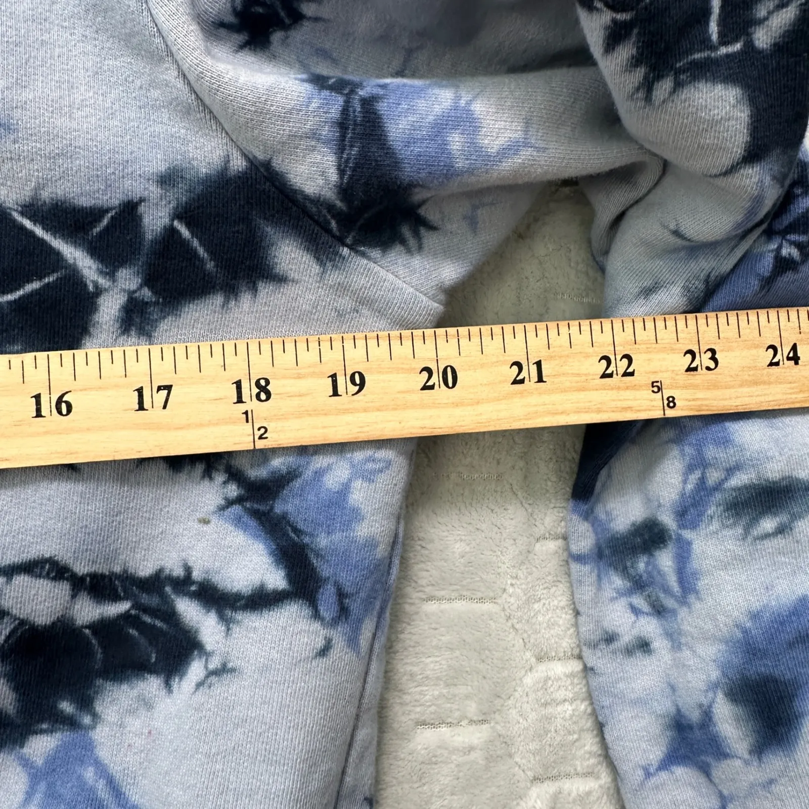 Sea New York Womens Celestial Tie Dye Mock Neck Sweatshirt S Coastal Chic Luxe Blue - Image 7