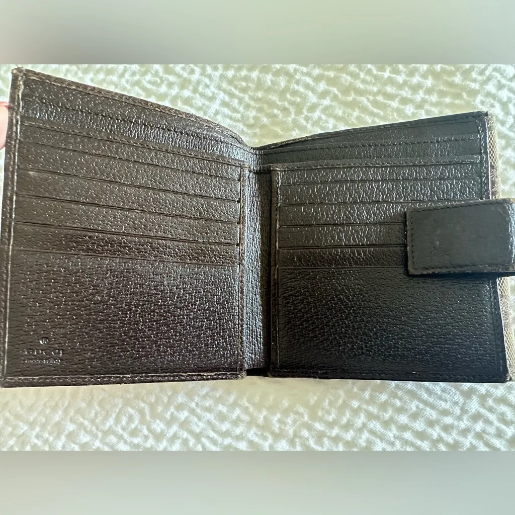 Gucci  Jacquard GG  Logo‎ Bifold Wallet - Image 8
