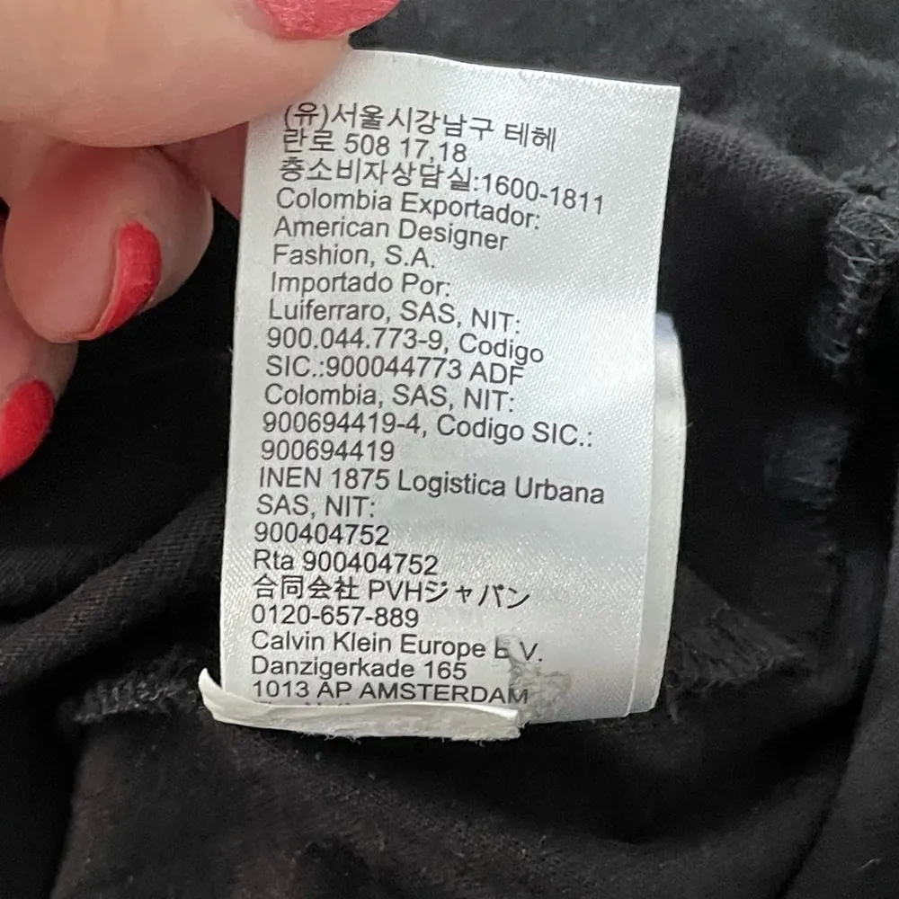 Calvin Klein Jeans Women’s Black 100% Cotton logo hoodie pullover sweater size M - Image 16