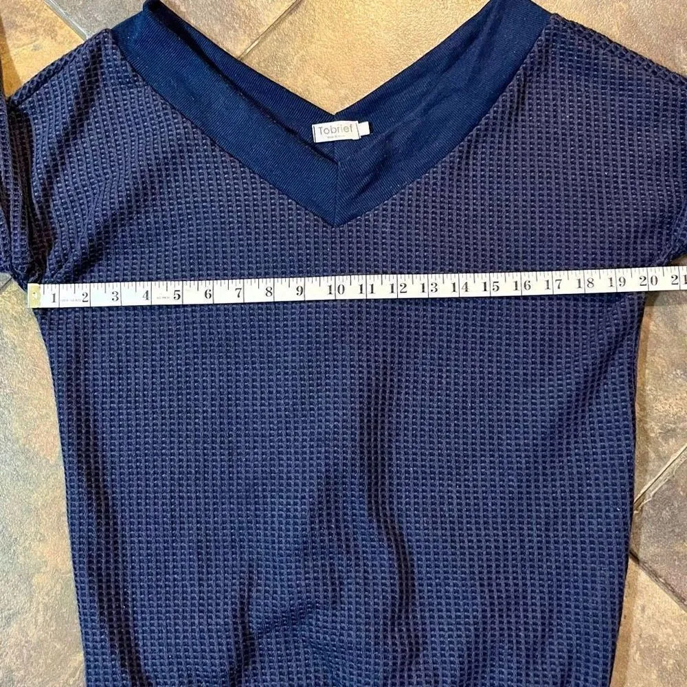 Tobrief Blue Over Size Double V - Image 7