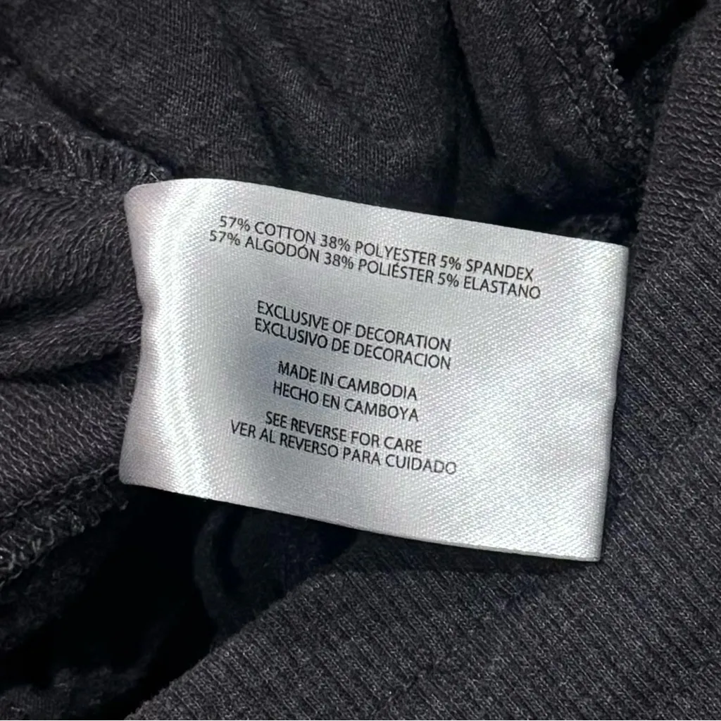 GAP Charcoal Grey Jogger Sweatpants Lounge Athleisure Comfort Size M - Image 6