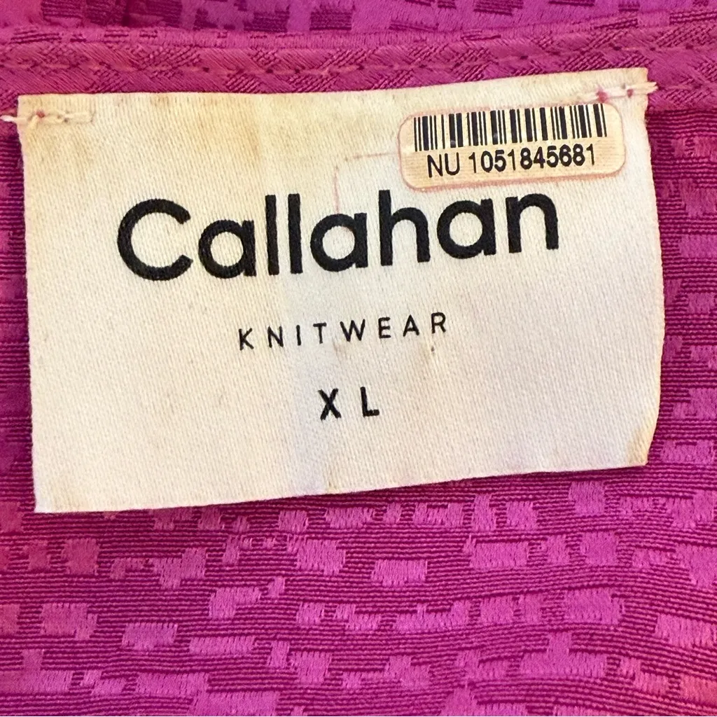 Callahan X Revolve Fuchsia Jacquard Sami Mini Dress XL Extra Large Pink Cocktail - Image 9