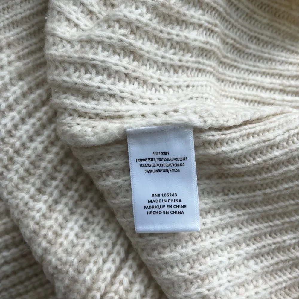 Bobeau Cold Shoulder Turtleneck Sweater Dress - Image 5